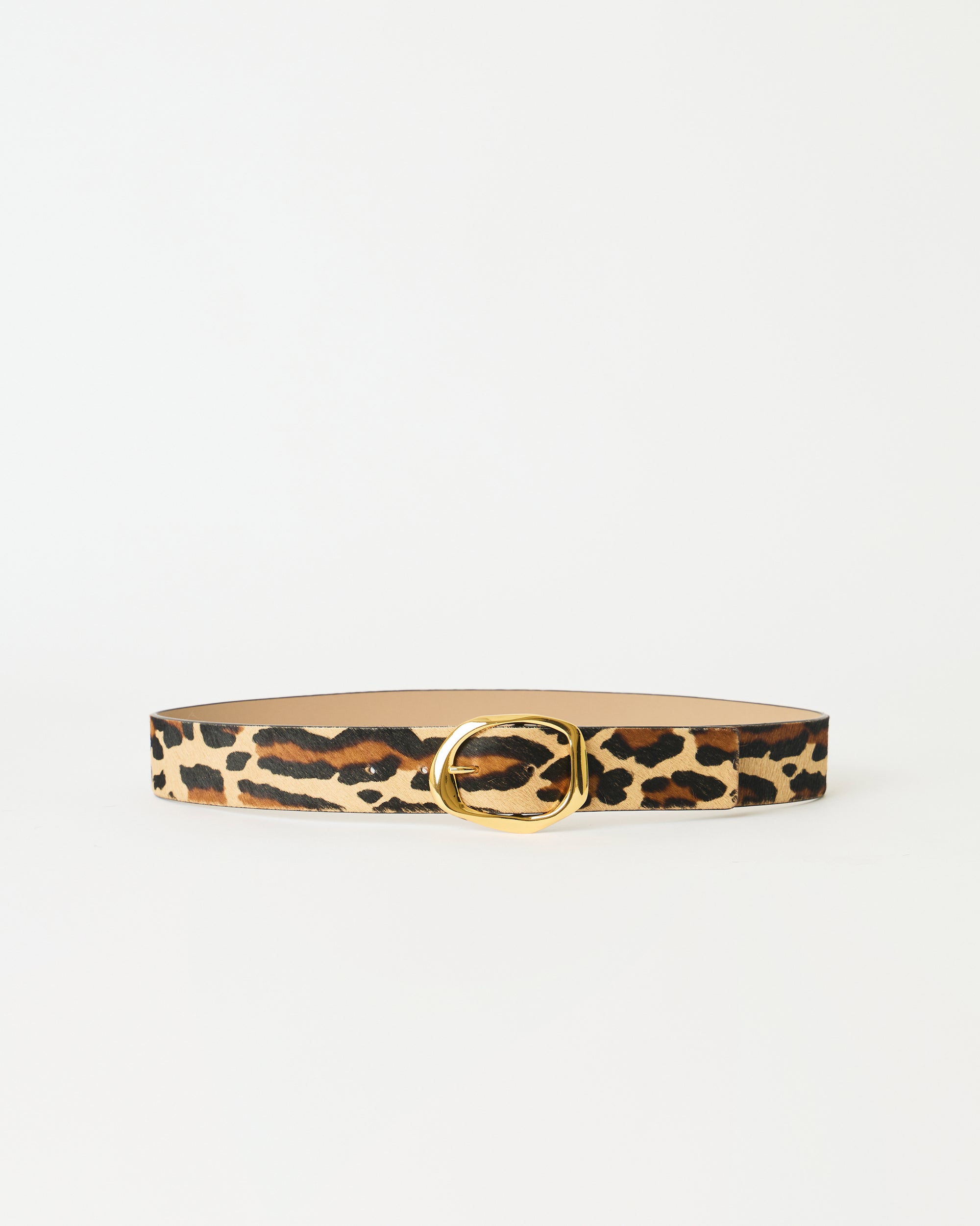EDMOND MINI CALF-HAIR LEATHER BELT