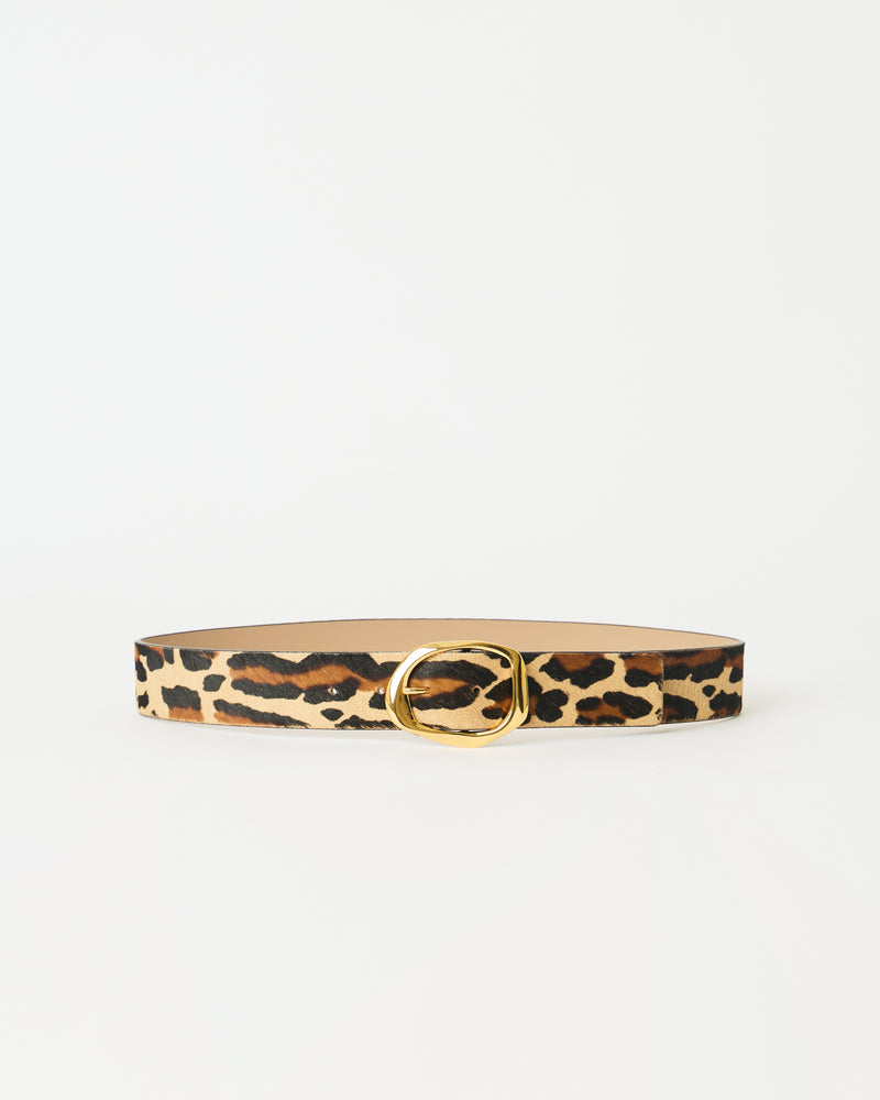 EDMOND MINI CALF-HAIR LEATHER BELT
