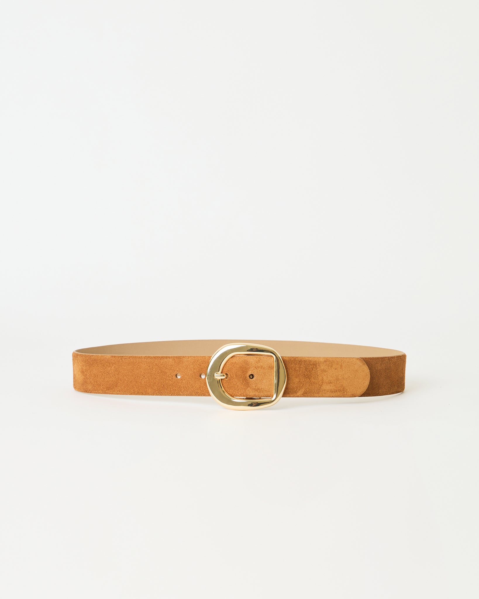 B-LOW THE BELT Greyson Mini Suede Chocolate Belt main image 1