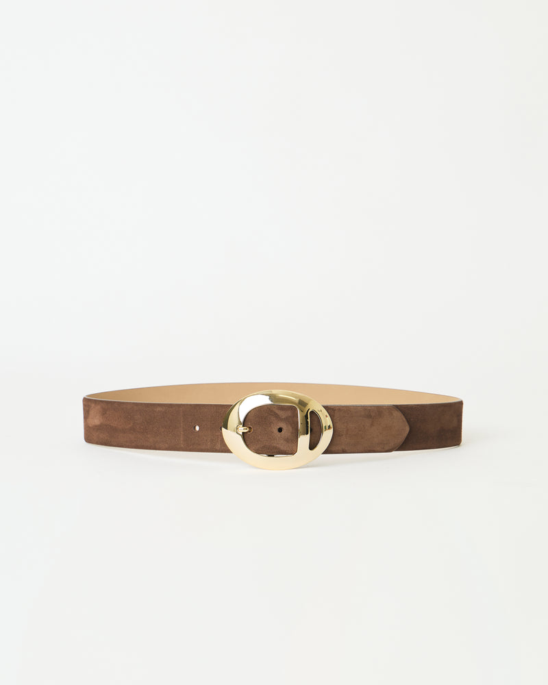 ODETTE SUEDE BELT Chocolate Gold - BELT