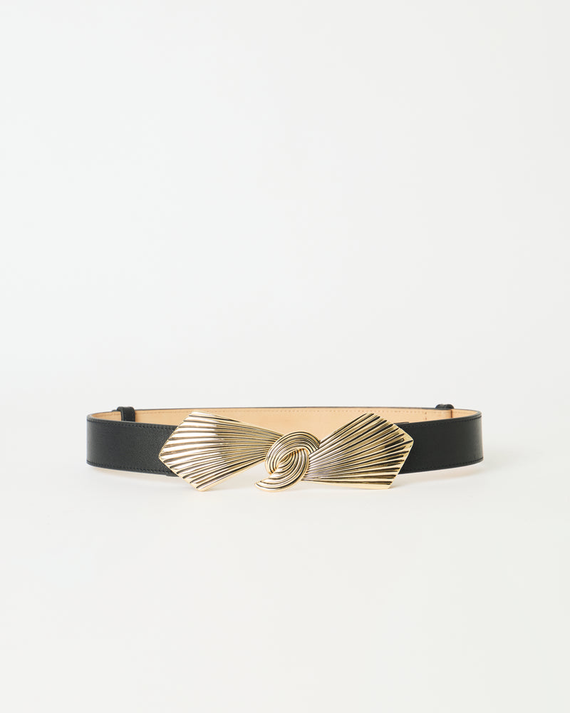 SYNA LEATHER BELT Black Gold - BELT
