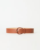 KELLEN LEATHER BELT Brandy - BELT