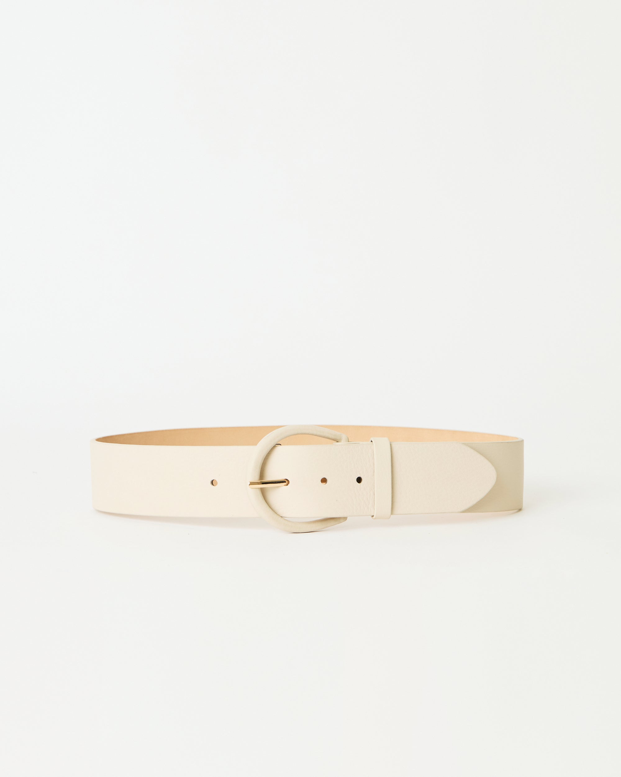 KELLEN LEATHER BELT Bone - BELT