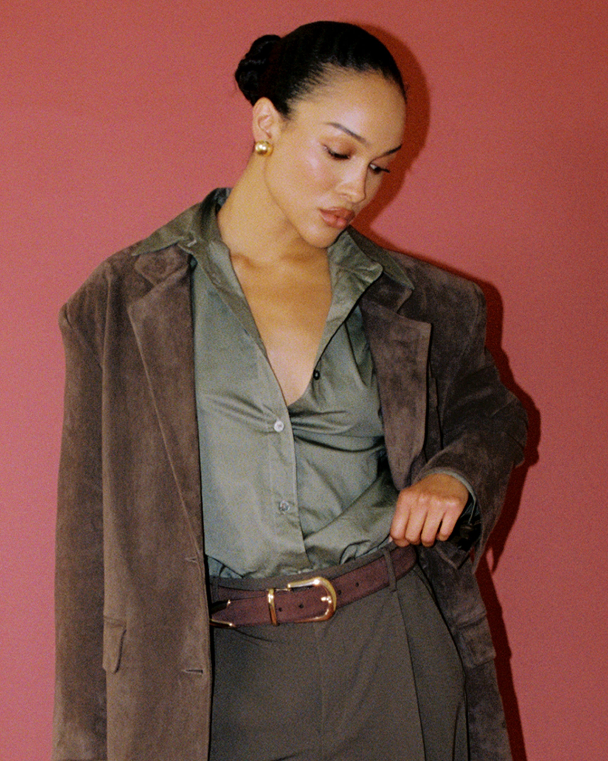 MARC SUEDE BELT