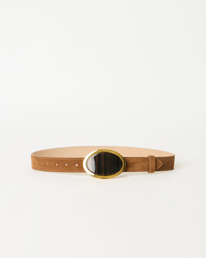 ARUNA SUEDE BELT Bronze Tiger Eye - BELT