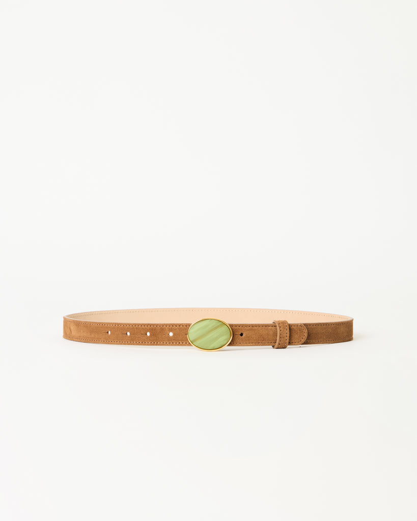KIMANI SUEDE BELT Bronze Jade - BELT