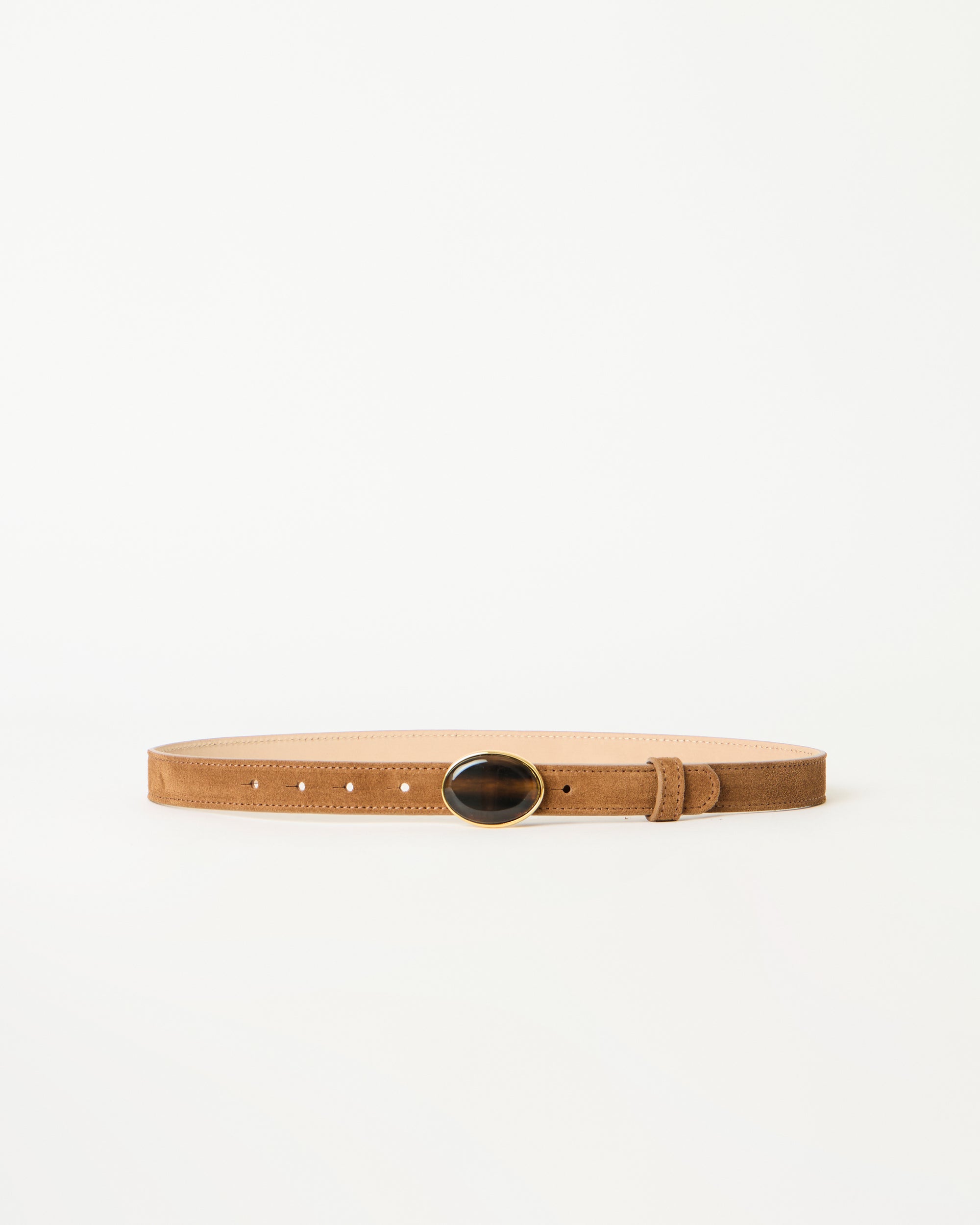 KIMANI SUEDE BELT Bronze Tiger Eye - BELT