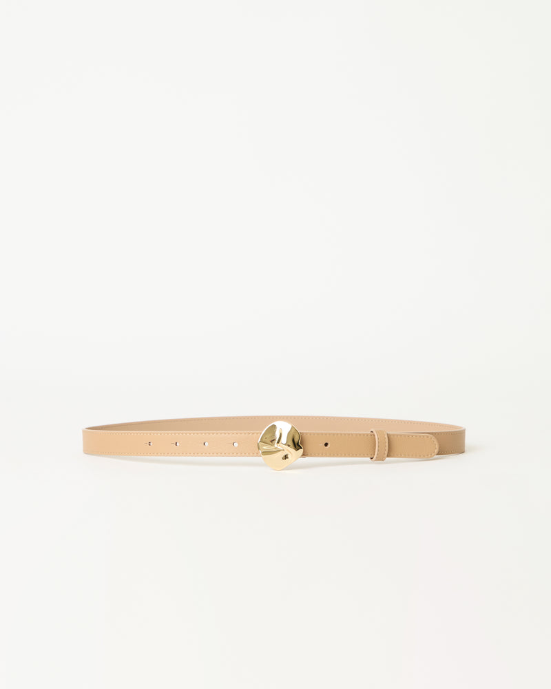ALLEGRA LEATHER BELT Biscuit Gold - BELT