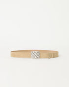 WEAVER NUBUCK BELT Macchiato Silver - BELT
