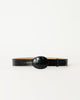 MABEL CROCO LEATHER BELT Black - BELT