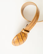 MABEL CROCO LEATHER BELT - BELT