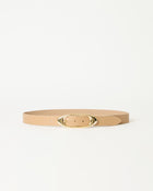 CANDICE LEATHER BELT Biscuit Gold - BELT