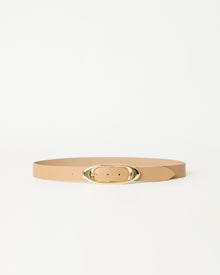 CANDICE LEATHER BELT Biscuit Gold - BELT