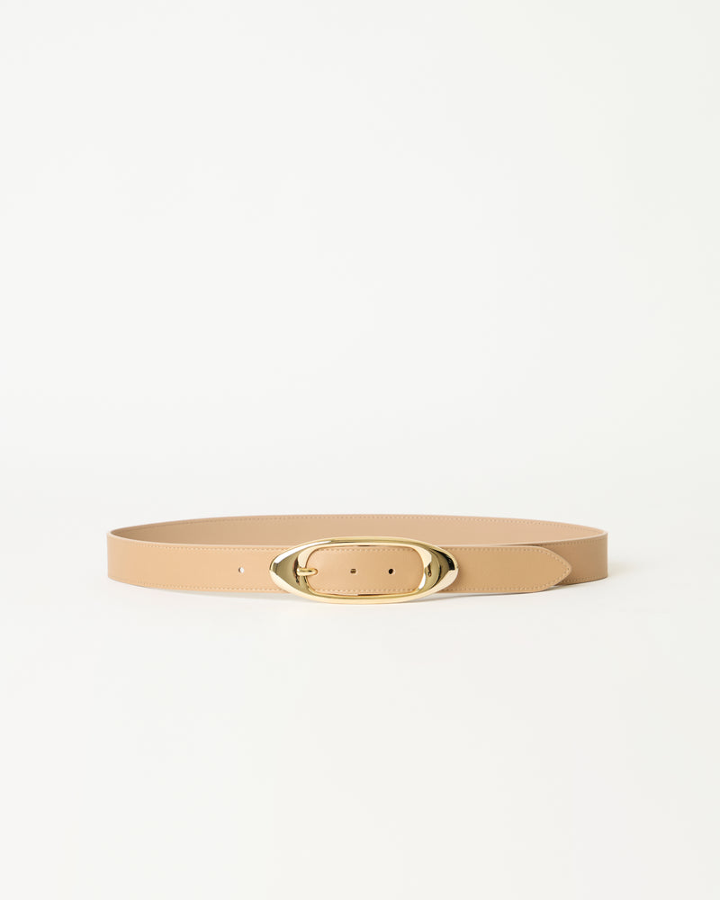 CANDICE LEATHER BELT Biscuit Gold - BELT