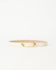 CANDICE LEATHER BELT Gesso Gold - BELT