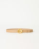 FLORIAN LEATHER BELT Biscuit Gold - BELT