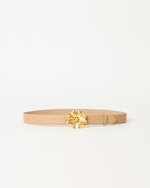 FLORIAN LEATHER BELT Biscuit Gold - BELT