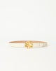 FLORIAN LEATHER BELT Gesso Gold - BELT