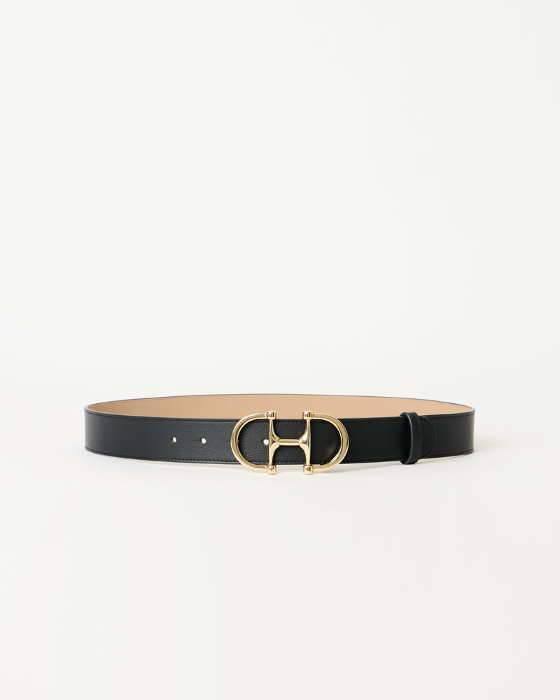 LOU LEATHER BELT Black Gold - BELT