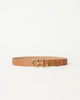 LOU LEATHER BELT Cuoio Gold - BELT