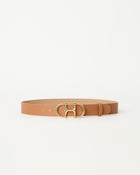 LOU LEATHER BELT Cuoio Gold - BELT
