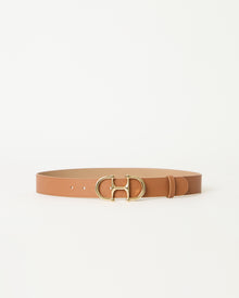 LOU LEATHER BELT Cuoio Gold - BELT