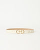 LOU LEATHER BELT Gesso Gold - BELT