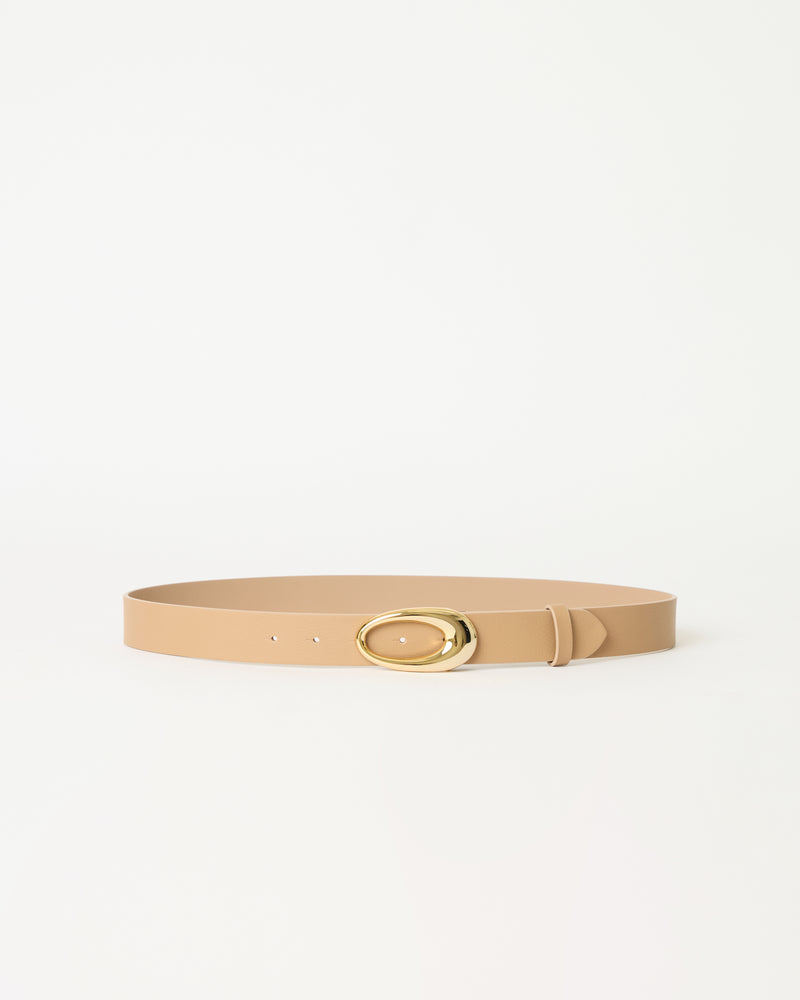 DAPHNE LEATHER BELT Biscuit Gold - BELT