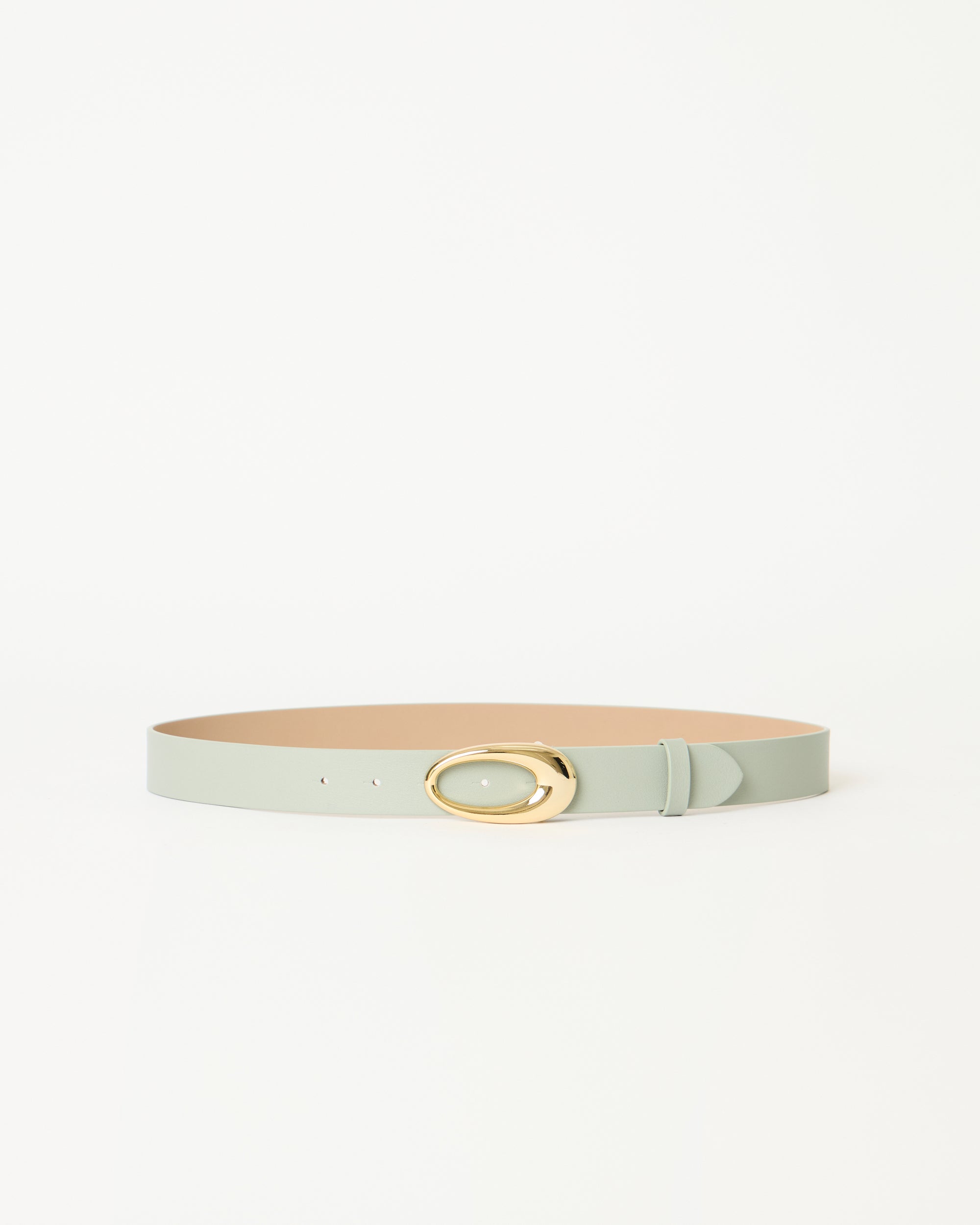 DAPHNE LEATHER BELT Mint Gold - BELT