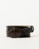 JUNE CROCO LEATHER BELT - BELT