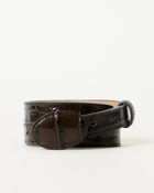 JUNE CROCO LEATHER BELT - BELT
