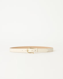 CAMILLE LEATHER BELT Gesso Gold - BELT