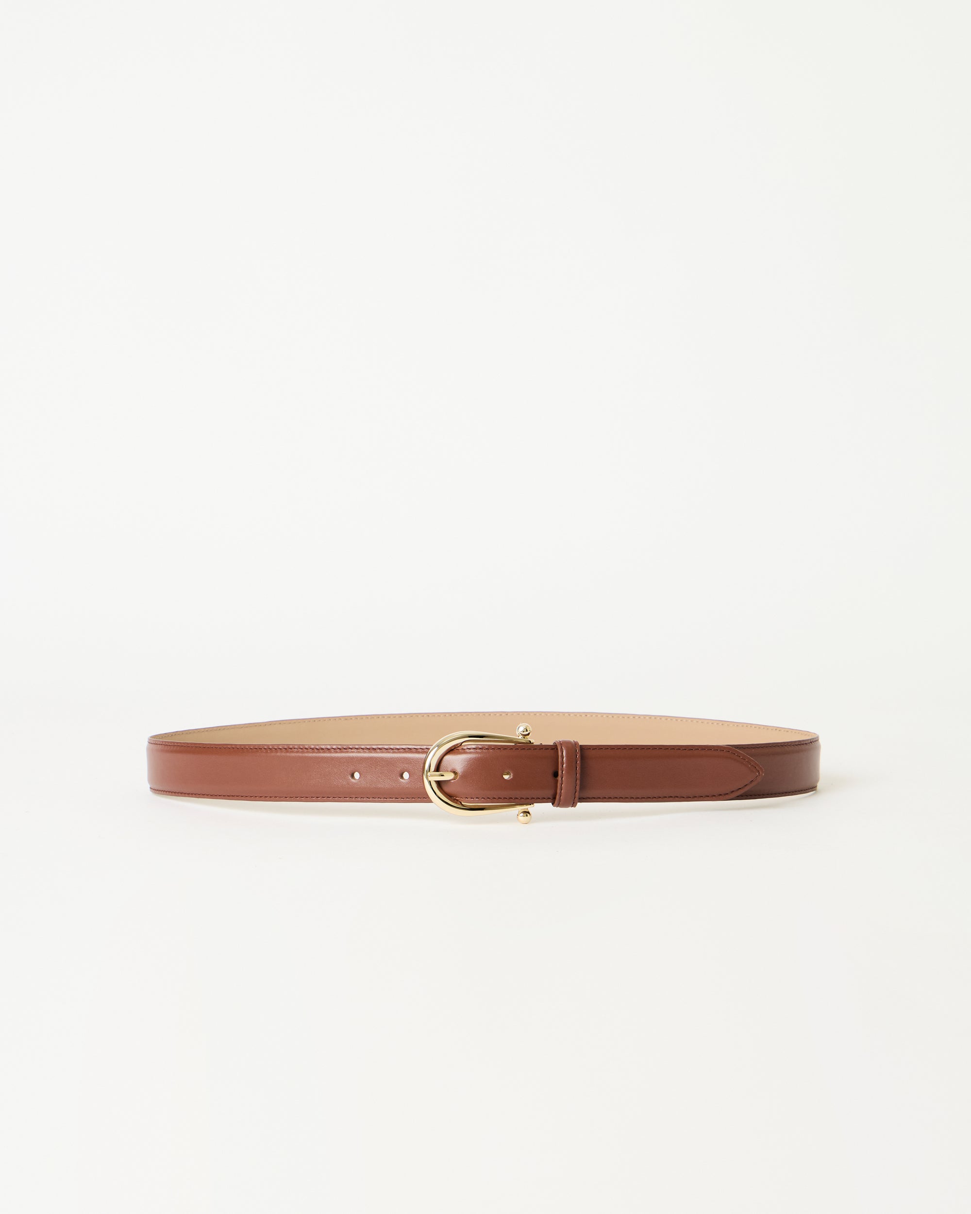 CAMILLE LEATHER BELT Madeira Gold - BELT