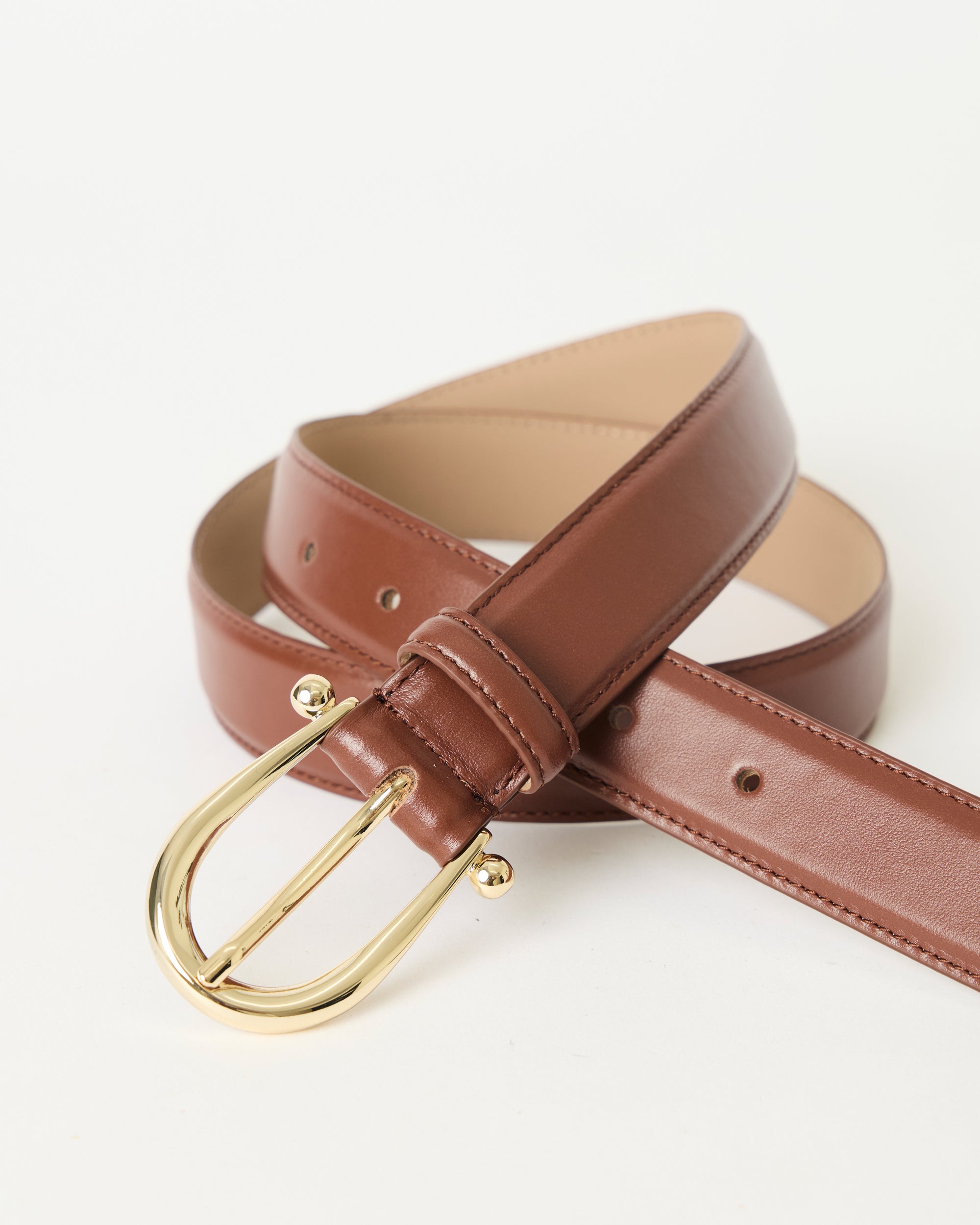 CAMILLE LEATHER BELT - BELT