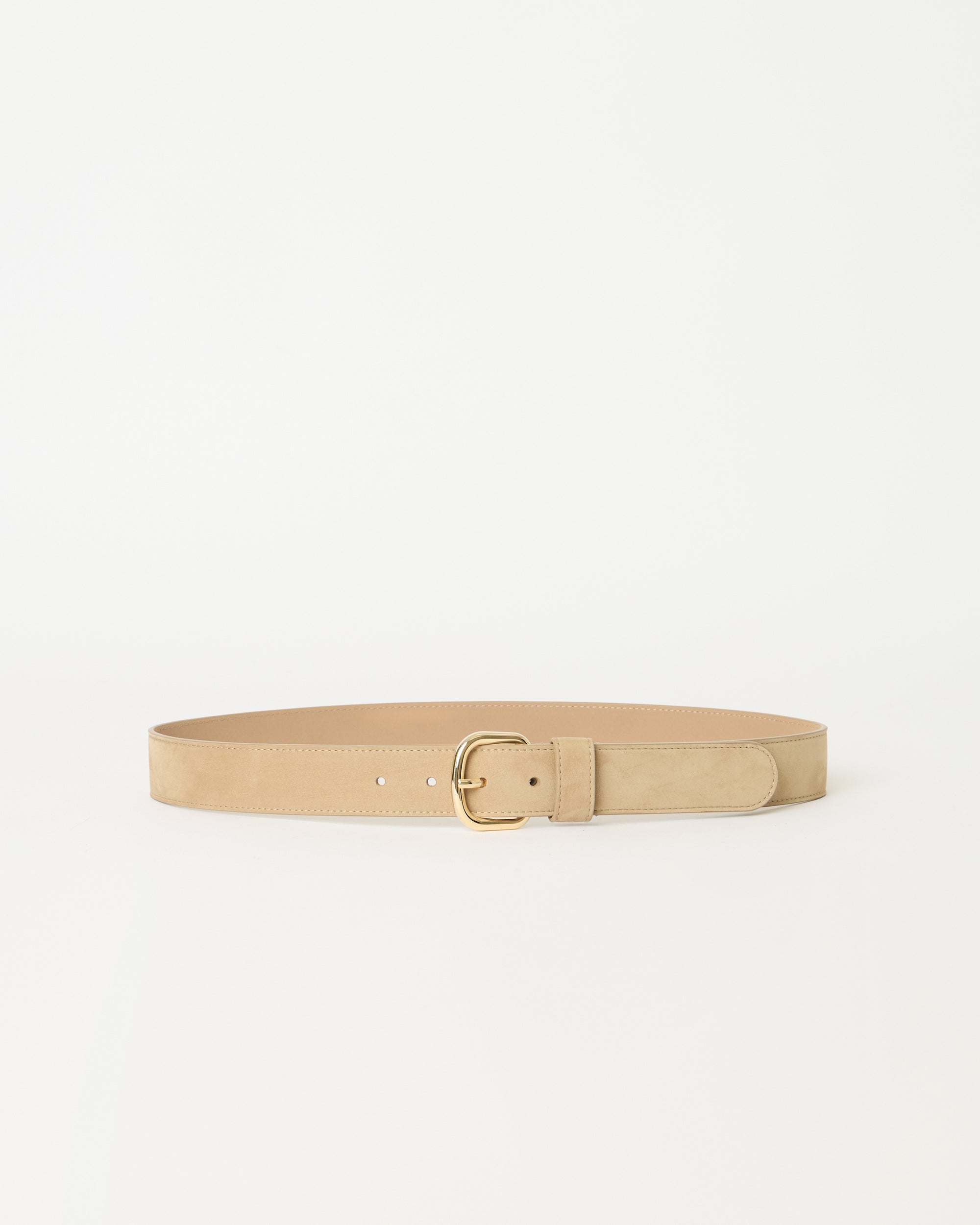 GEORGE NUBUCK BELT Macchiato Gold - BELT