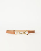 GIDEON LEATHER BELT Cuoio Gold - BELT