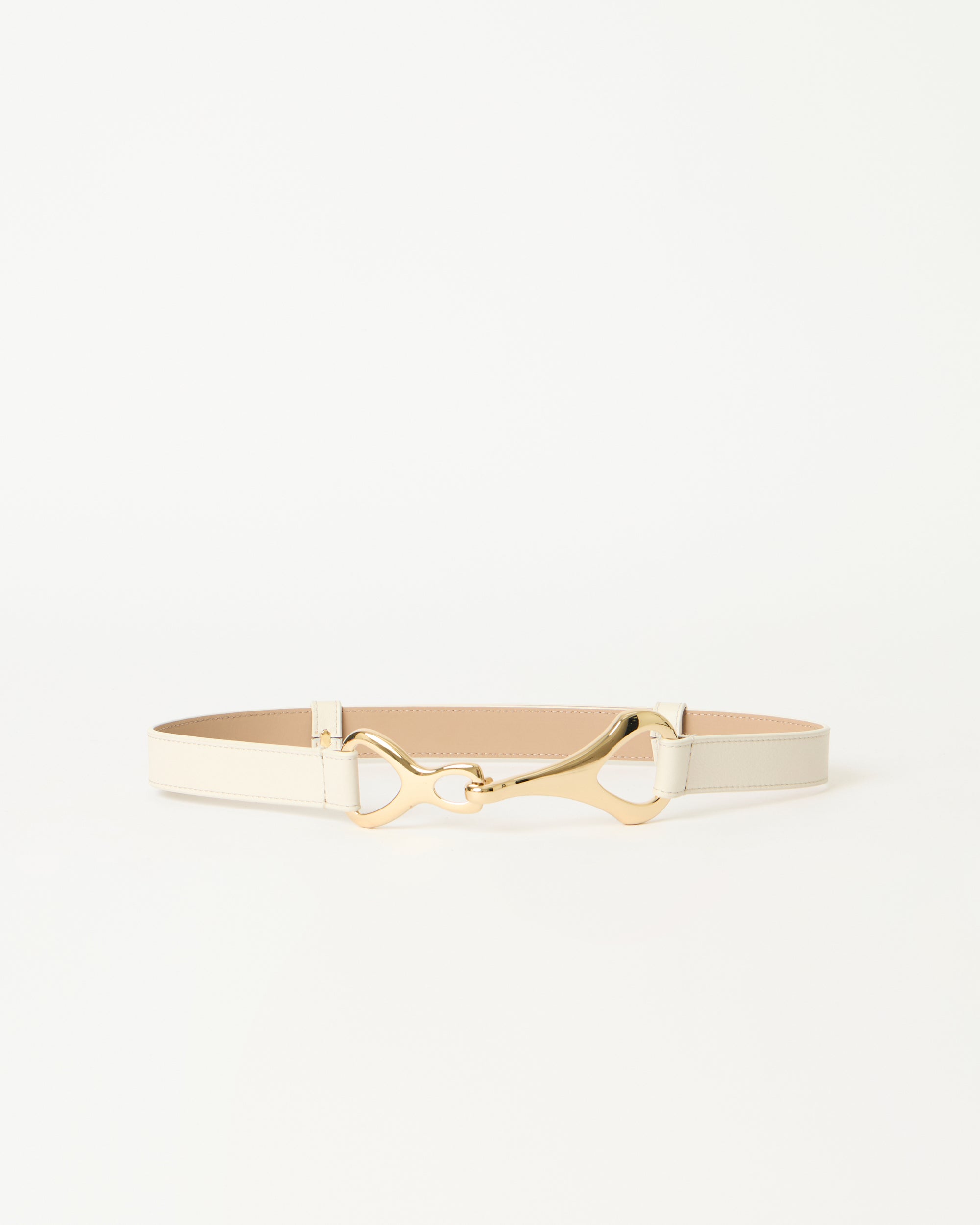 GIDEON LEATHER BELT Gesso Gold - BELT