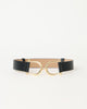 GRANT LEATHER BELT Black Gold - BELT