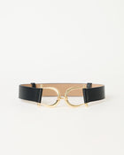 GRANT LEATHER BELT Black Gold - BELT