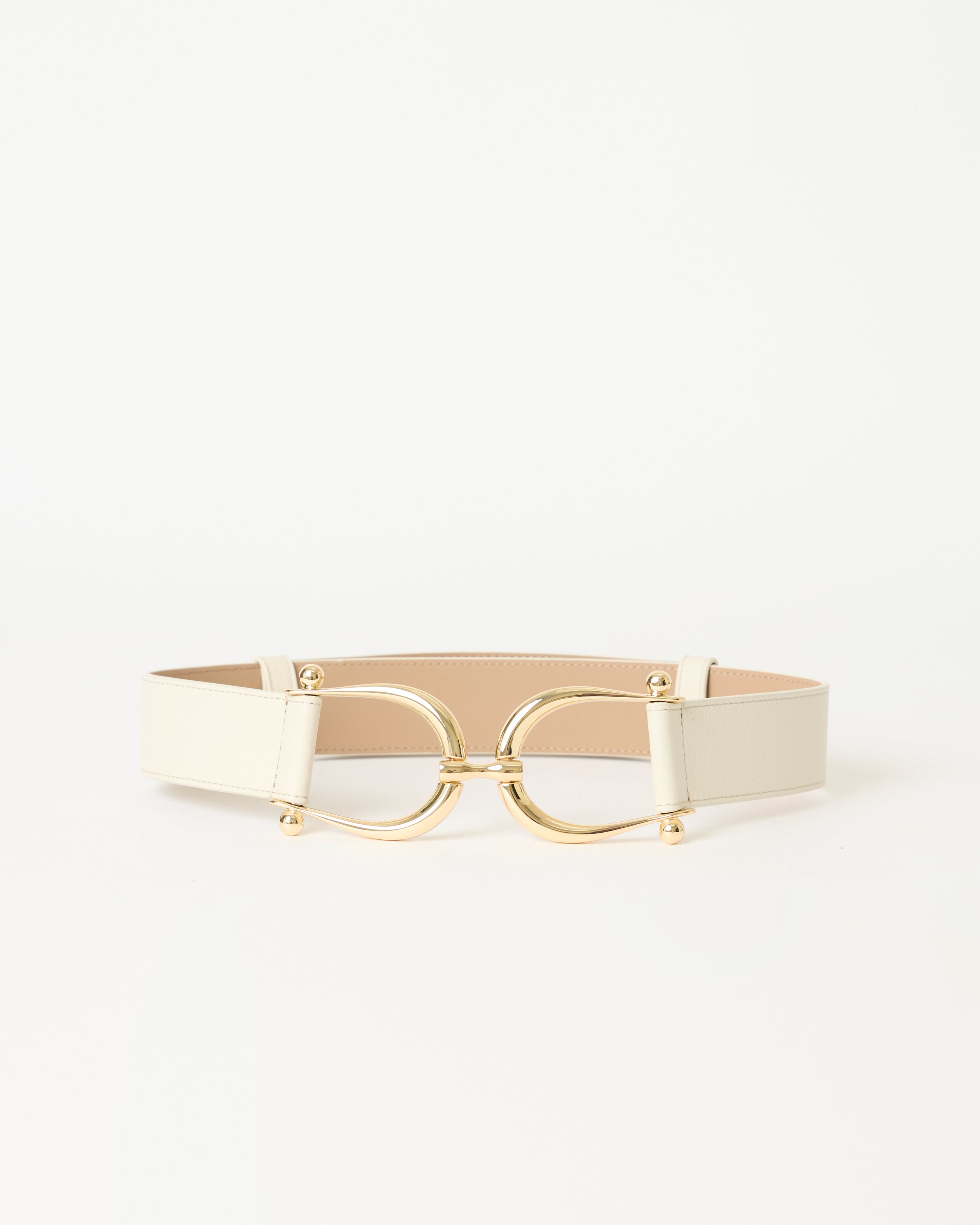 GRANT LEATHER BELT Gesso Gold - BELT