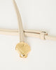 SHELBI LEATHER BELT Bone Gold - BELT
