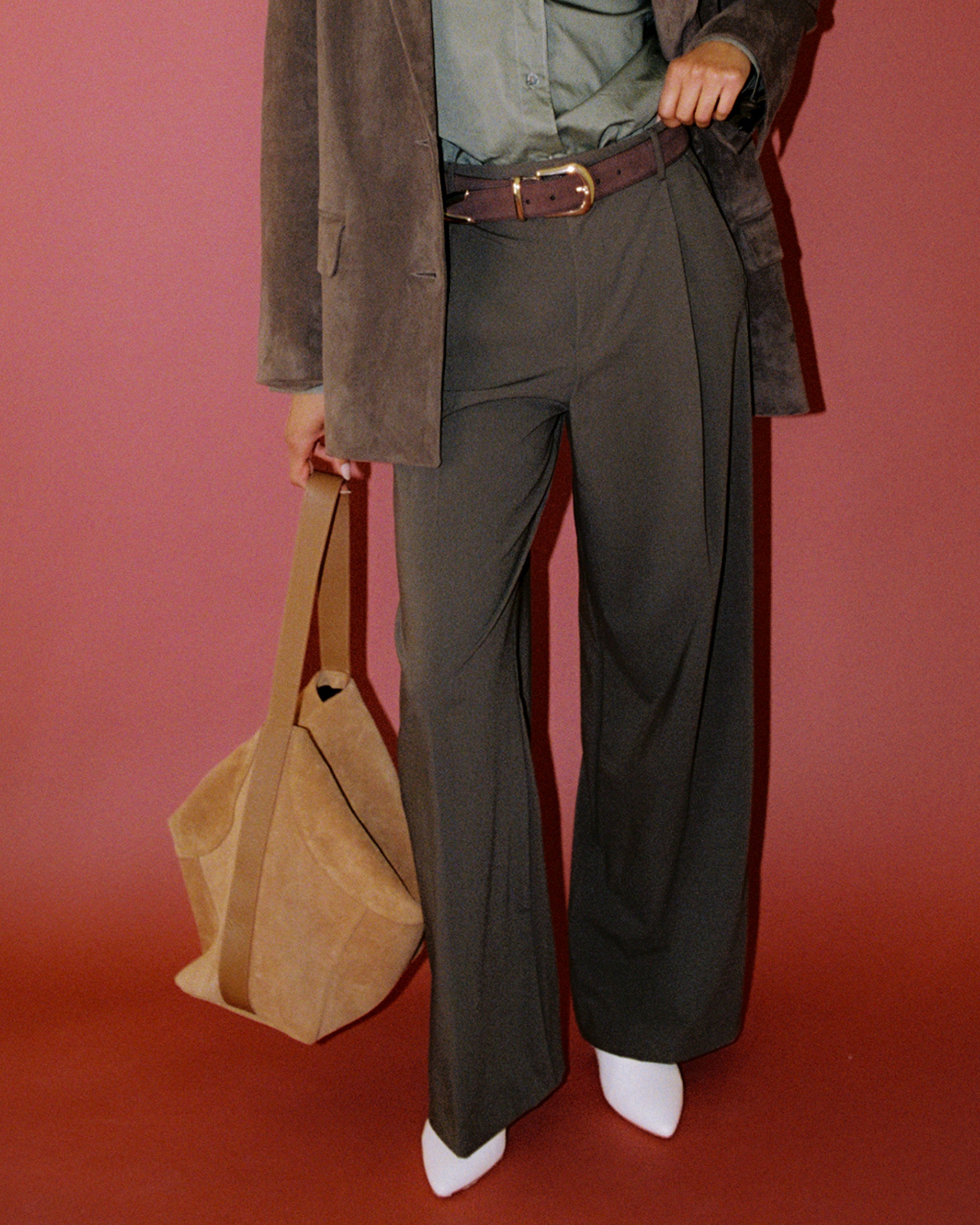 ROWE SUEDE BUCKET BAG