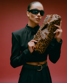 JINO CALF-HAIR CLUTCH