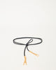 MELROSE WRAP LEATHER BELT Black Gold - BELT