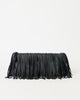 MELROSE LEATHER CLUTCH Black - HANDBAGS