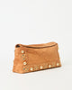 INEZ STUDDED SUEDE CLUTCH - HANDBAGS