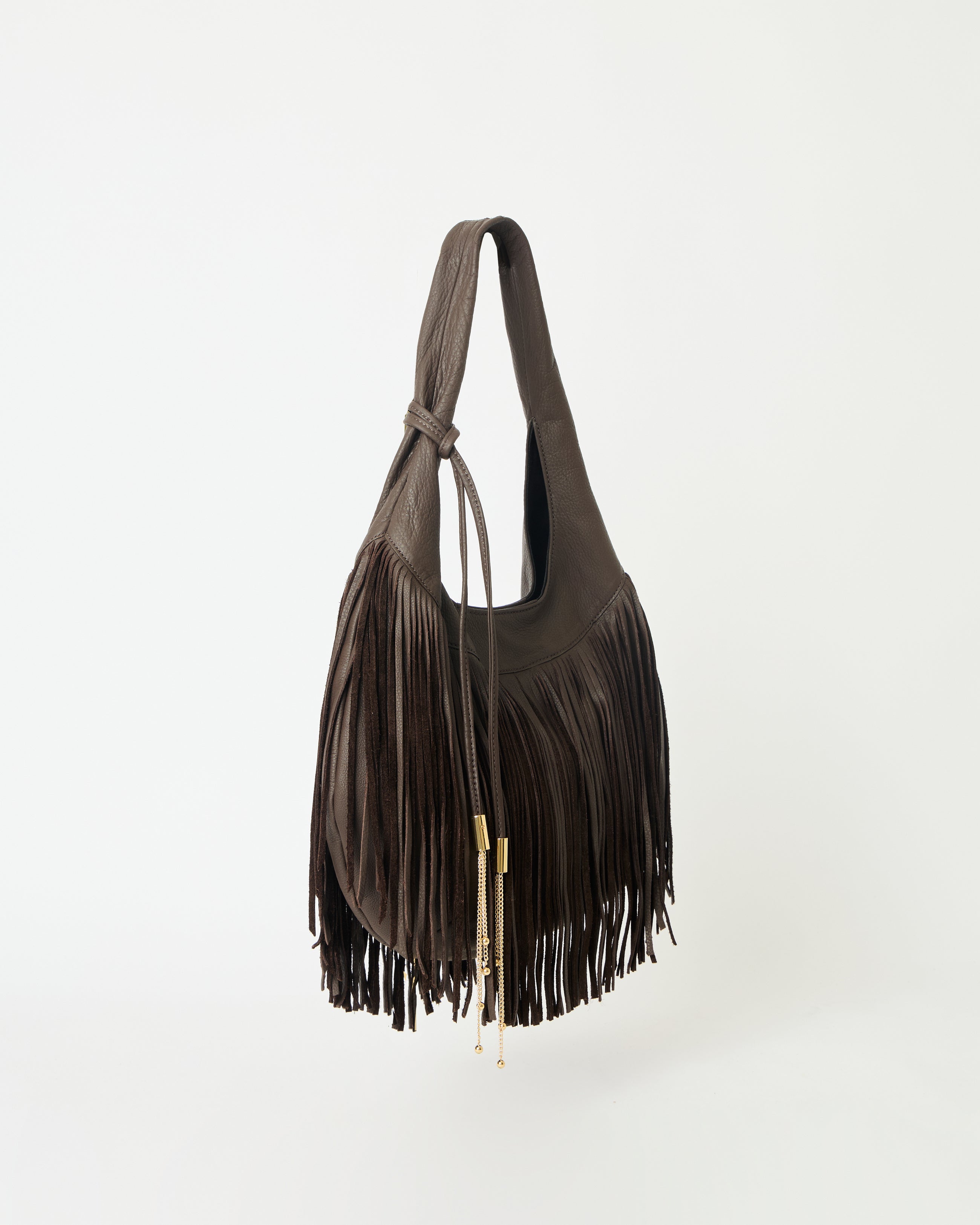 MELROSE LEATHER HOBO - HANDBAGS