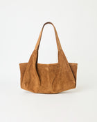 CARTER SUEDE SHOULDER BAG Bronze - HANDBAGS
