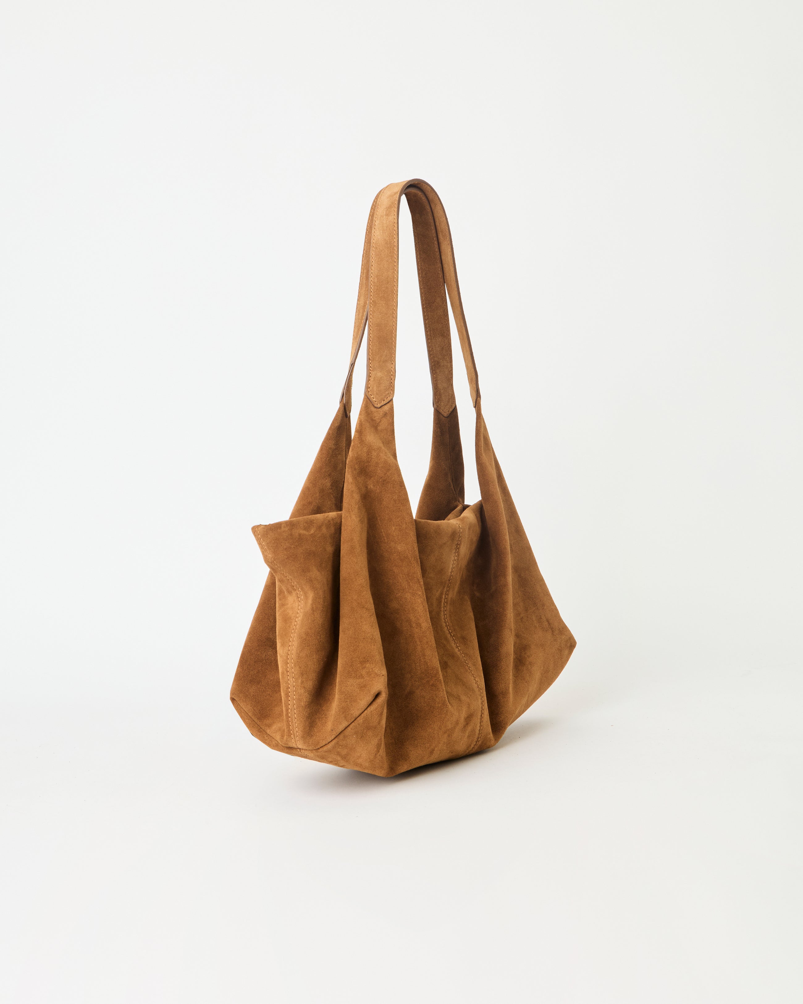 CARTER SUEDE SHOULDER BAG - HANDBAGS