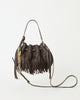 MELROSE LEATHER CROSSBODY BAG Chocolate Gold - HANDBAGS